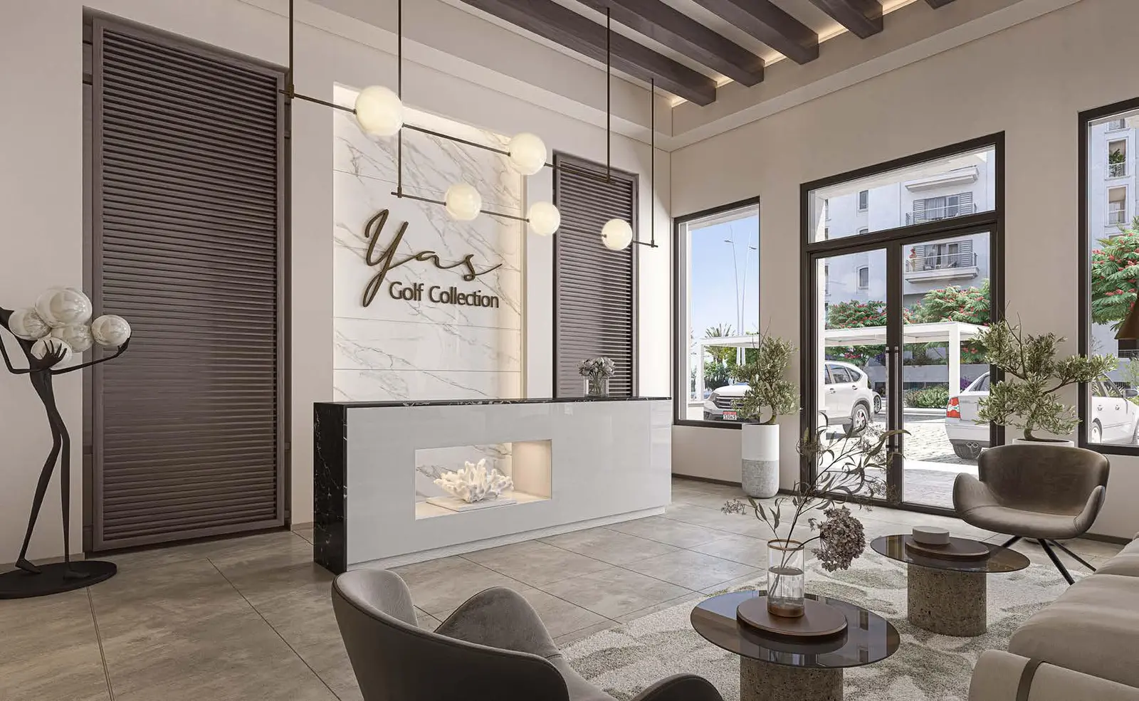 2. Souq Furnished Apartments Yas Island Abu Dhabi community view with landscaped gardens, walking paths, and family-friendly leisure spaces.jpg