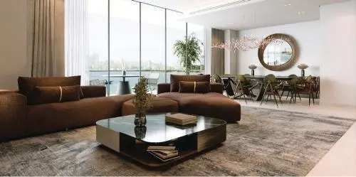 Open-plan living space in Juman 3 Luluat Al Raha offering bright interiors and sophisticated waterfront apartment appeal..jpg