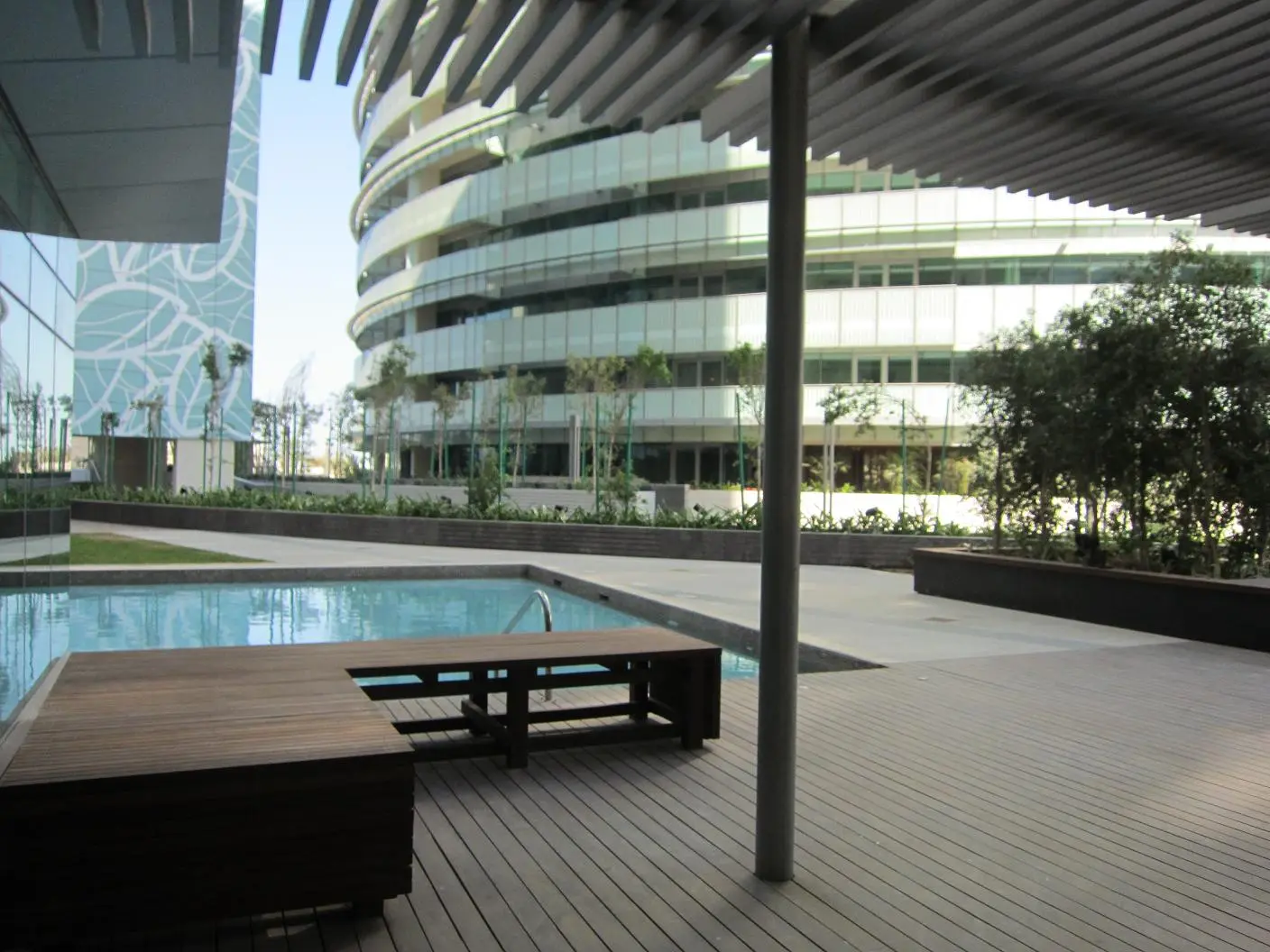 Elegant villa entrance and courtyard in Al Muneera Al Raha Beach Abu Dhabi development.