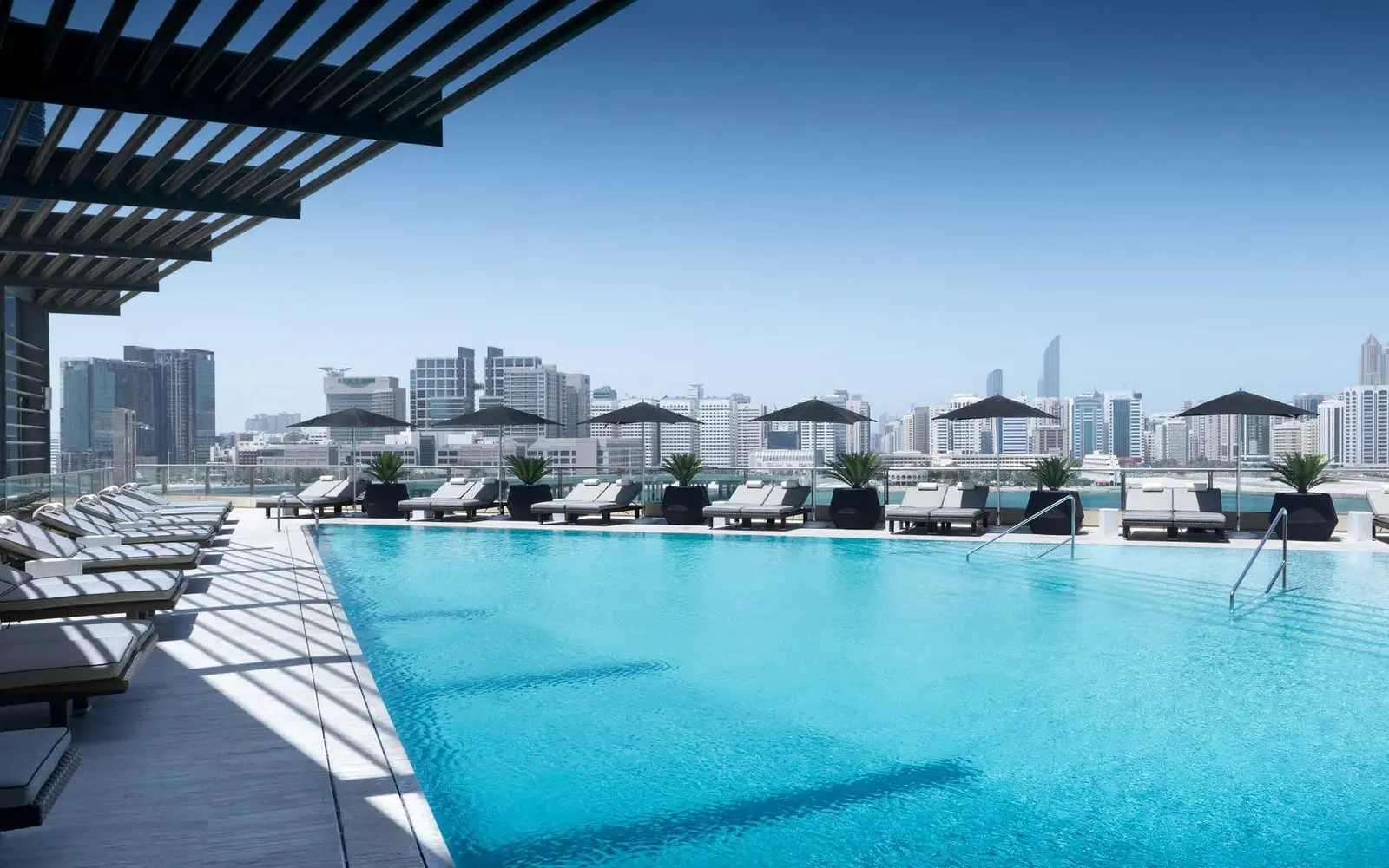 Waterfront view of Four Seasons Hotel Abu Dhabi luxury accommodation overlooking Arabian Gulf on Al Maryah Island.jpg