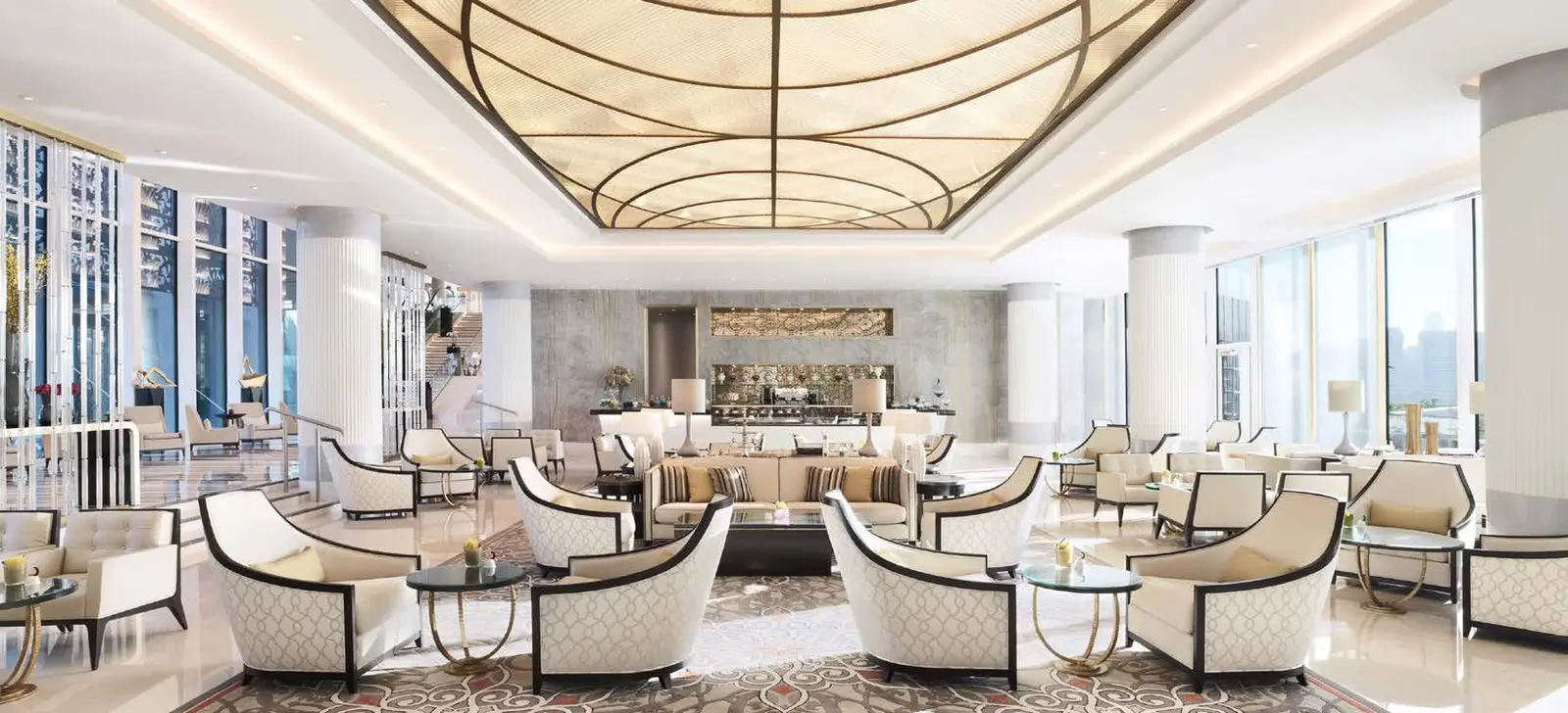 Lobby lounge at Four Seasons Hotel Abu Dhabi stylish contemporary design with welcoming ambiance on Al Maryah Island.jpg