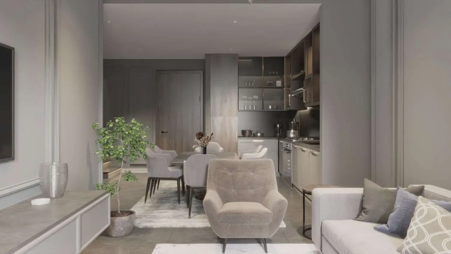 Ville 11 in Masdar City by Burtville Developments - Interior Image 1