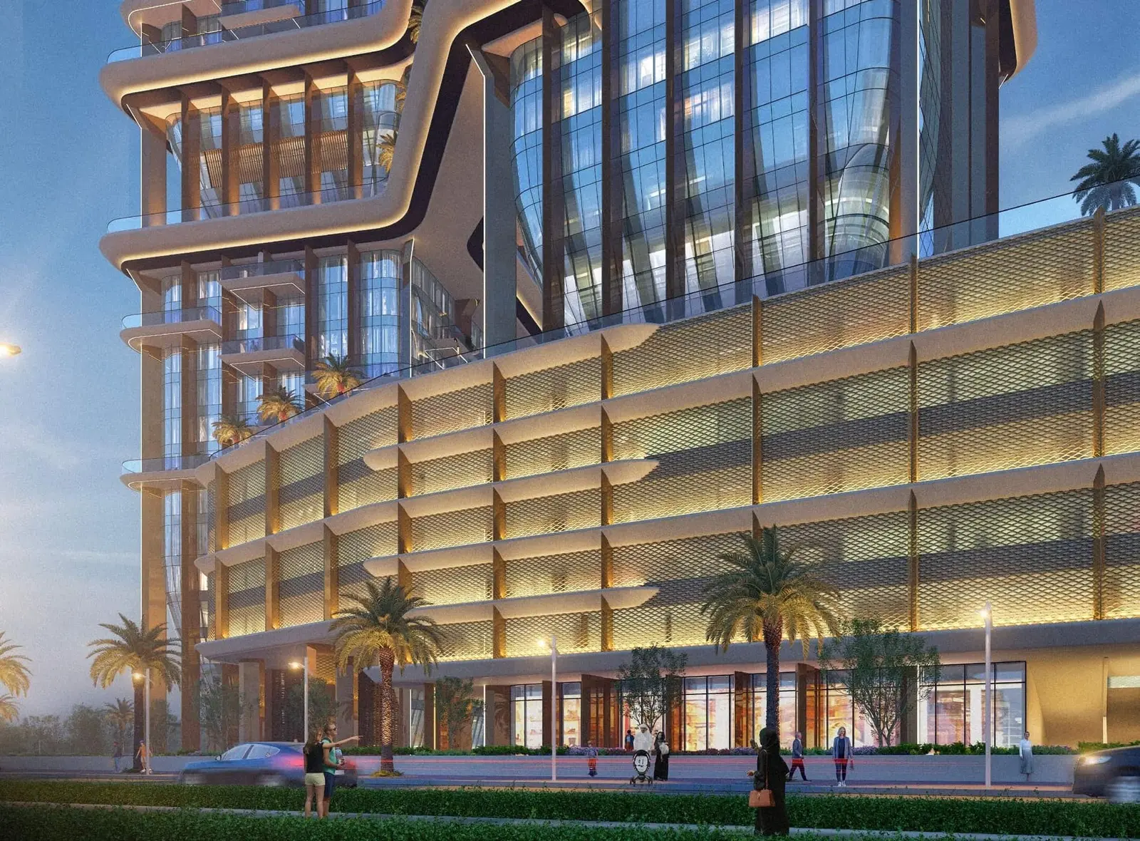 Radiant Bridges Towers on Al Reem Island Abu Dhabi showcasing luxury mixed‑use architecture with stunning canal‑view waterfront living.